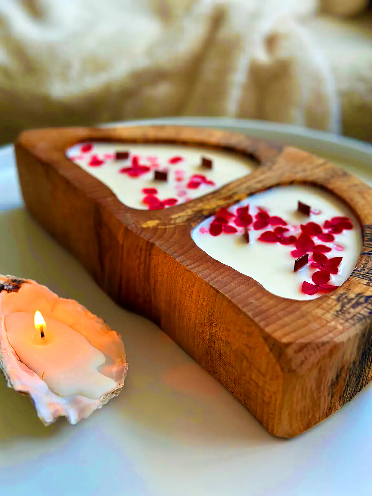شمع وارمری چوبی