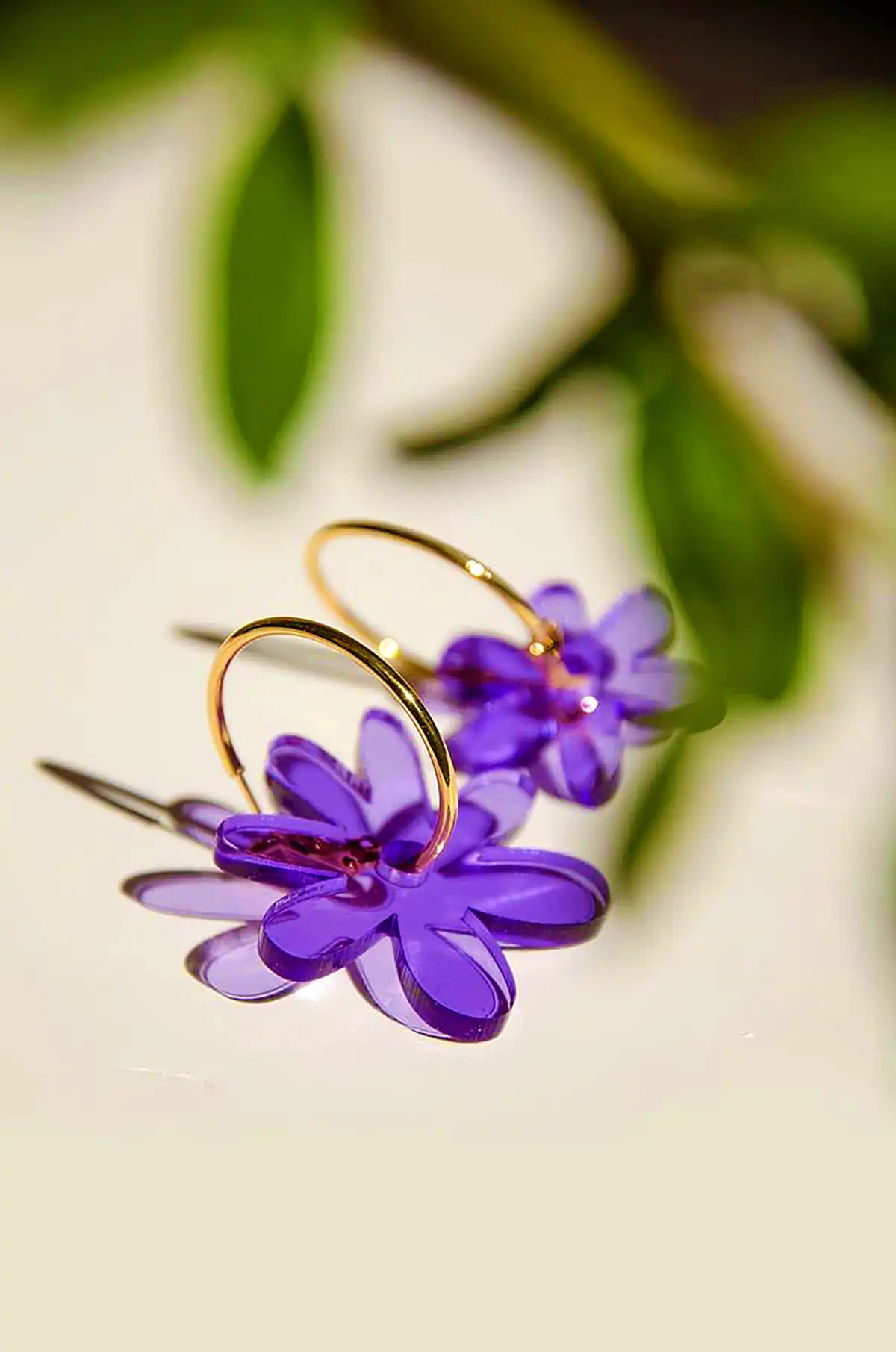 گوشواره کریستال یاسی