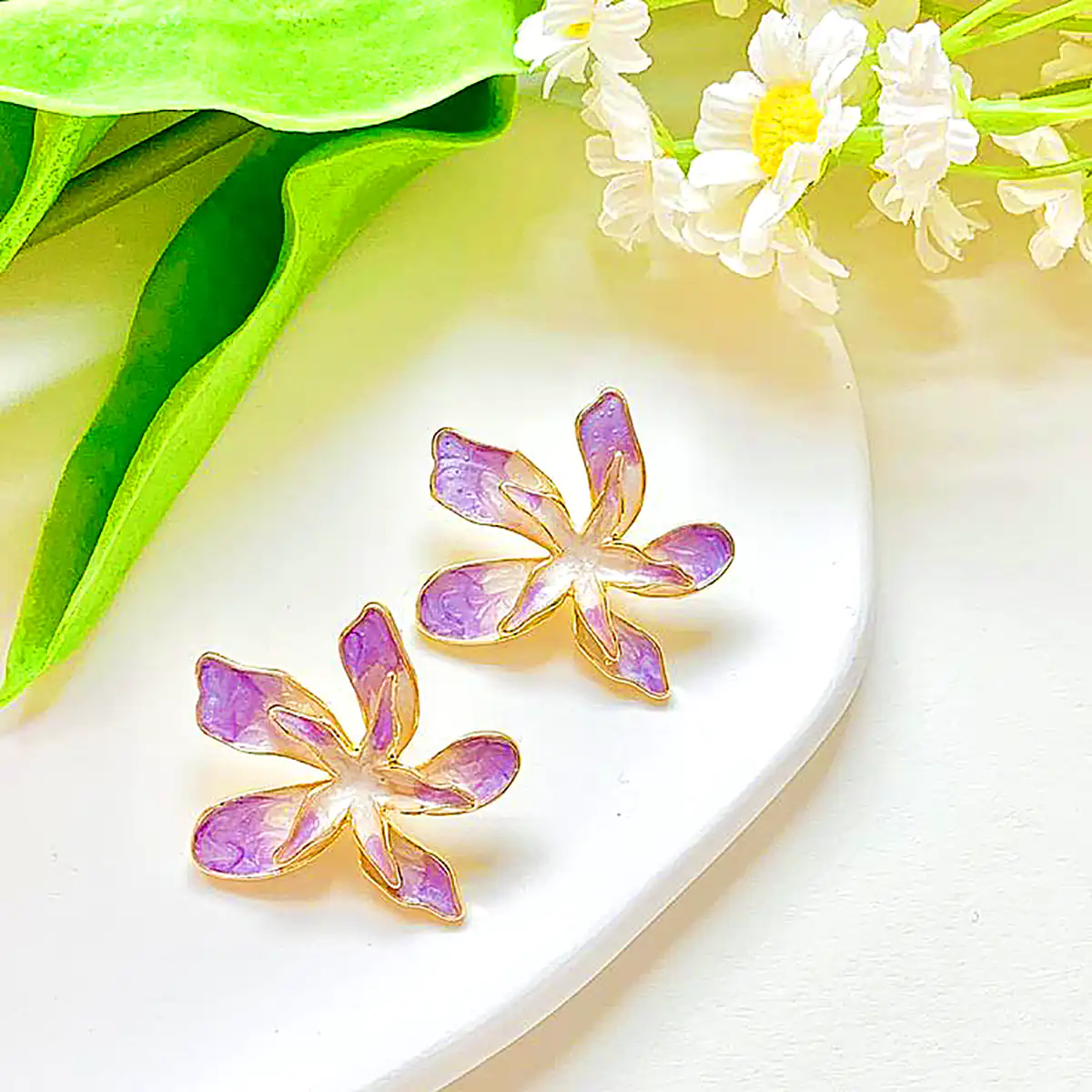 گوشواره کریستال یاسی