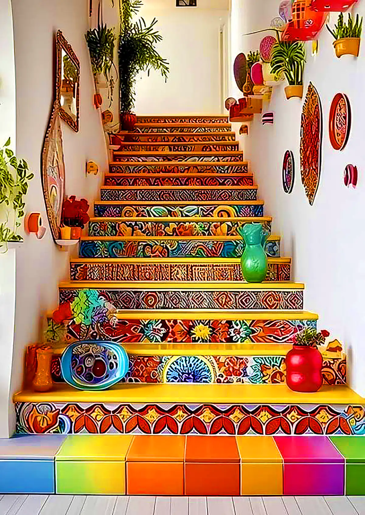 پله ی مدرن طرحدار