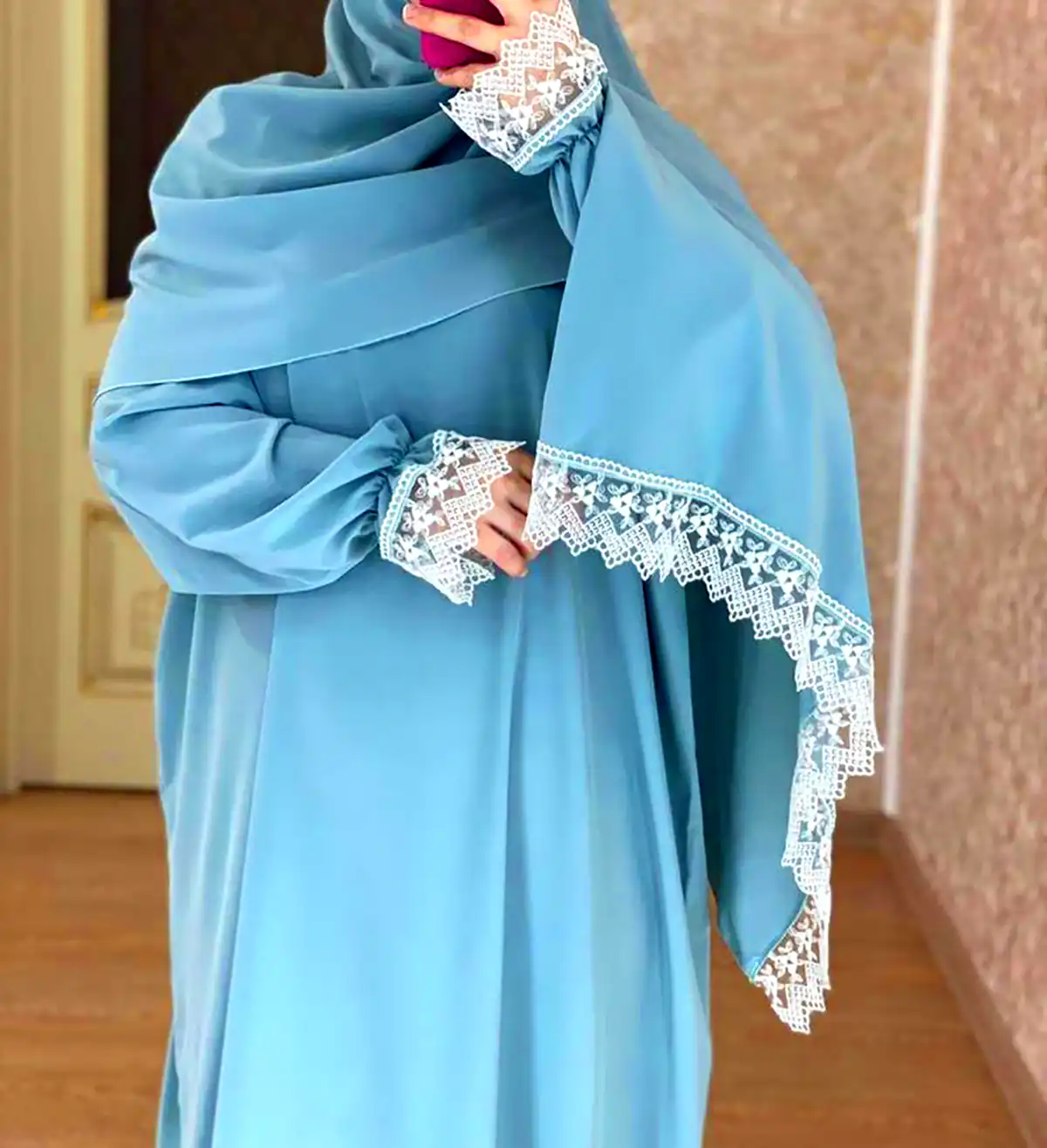 مانتو عبایی شیک رنگی
