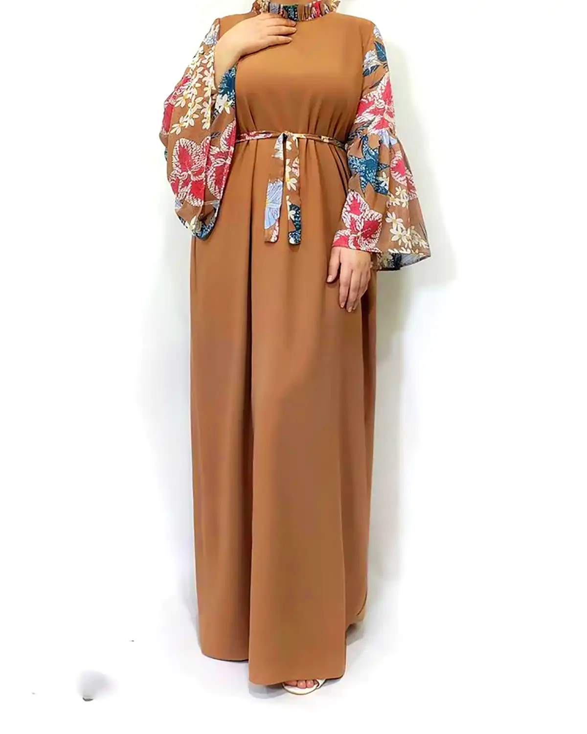 مانتو عبایی شیک رنگی