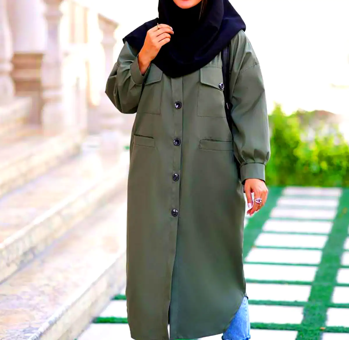 مانتو شیک نخی