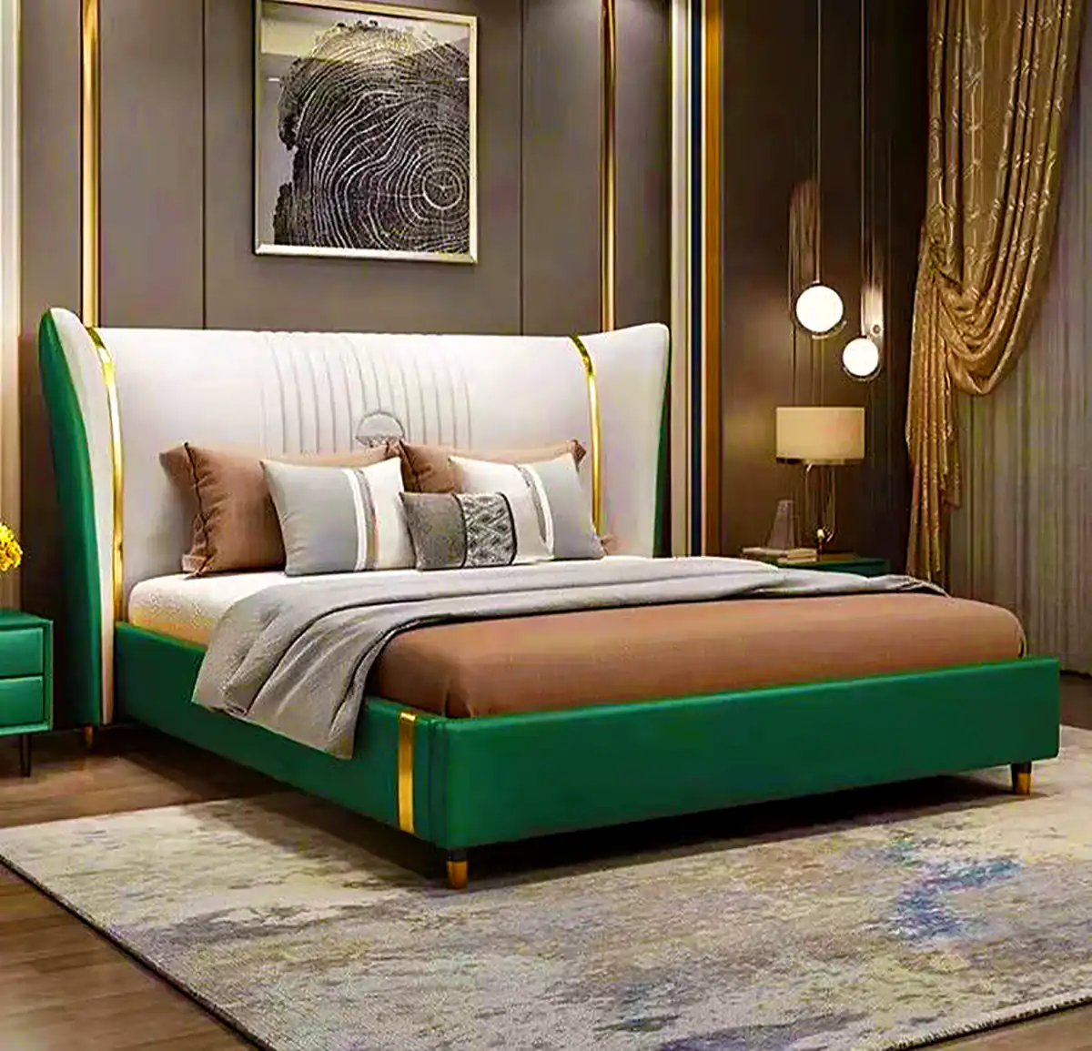 تخت&zwnj;خواب لاکچری دونفره 