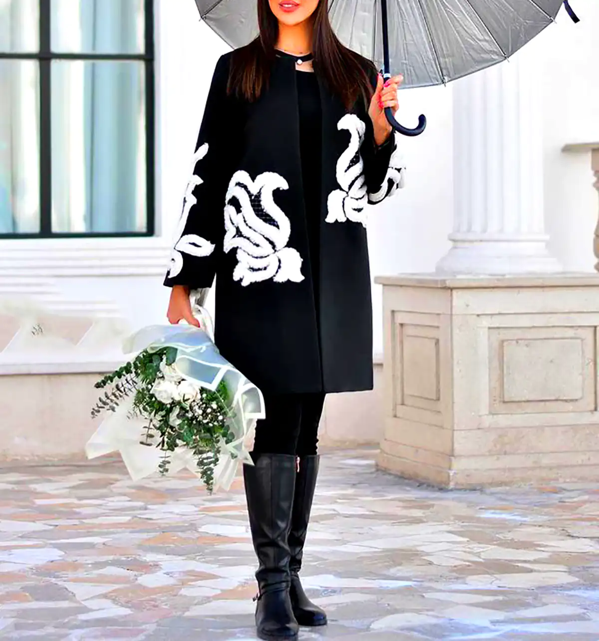 مانتو طرحدار زنانه