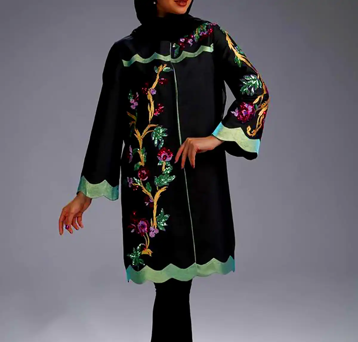 مانتو طرحدار زنانه