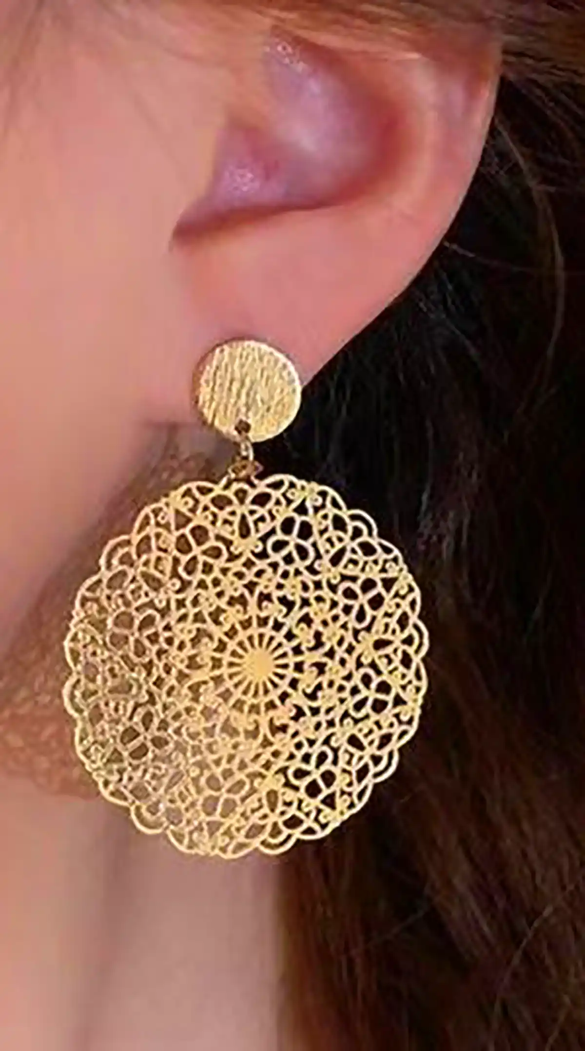 گوشواره مدرن و خاص طلا