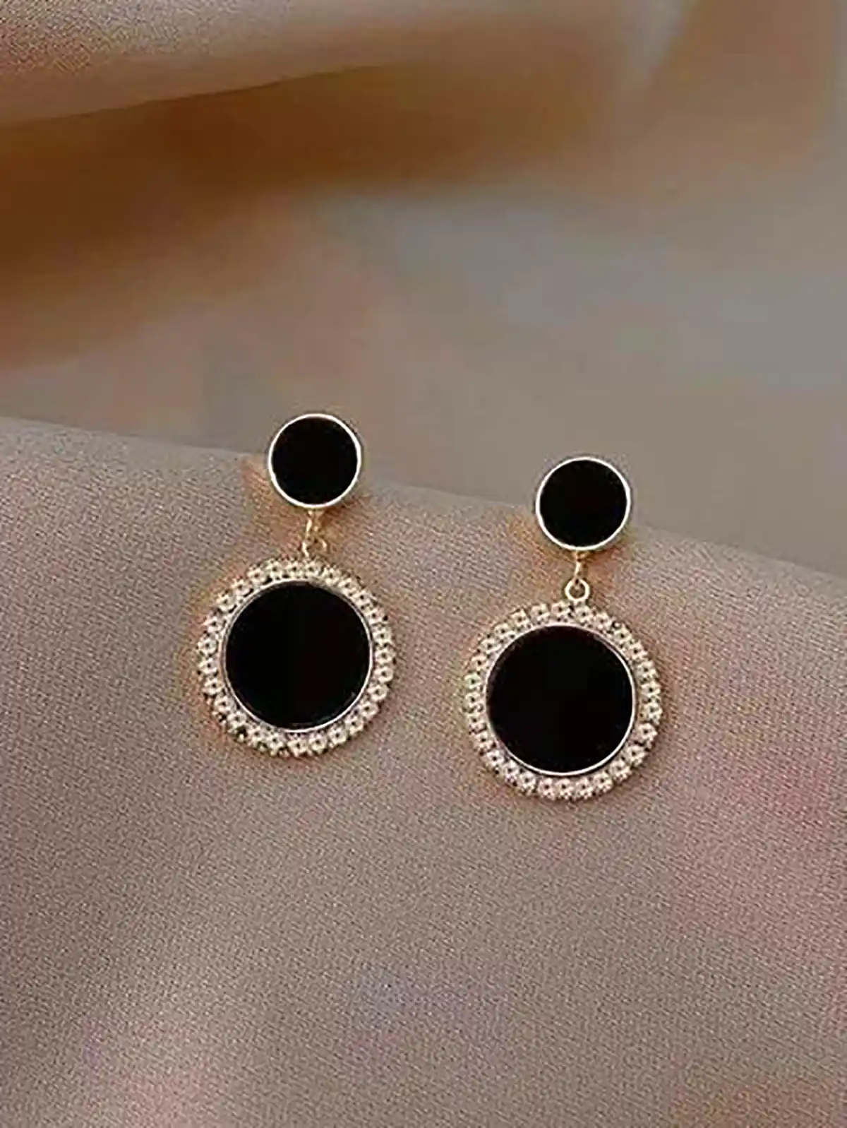 گوشواره استیل بلند درخشان 