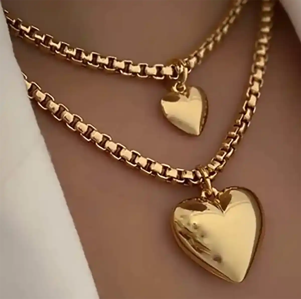گلوبند طلا قلبی شیک و خاص