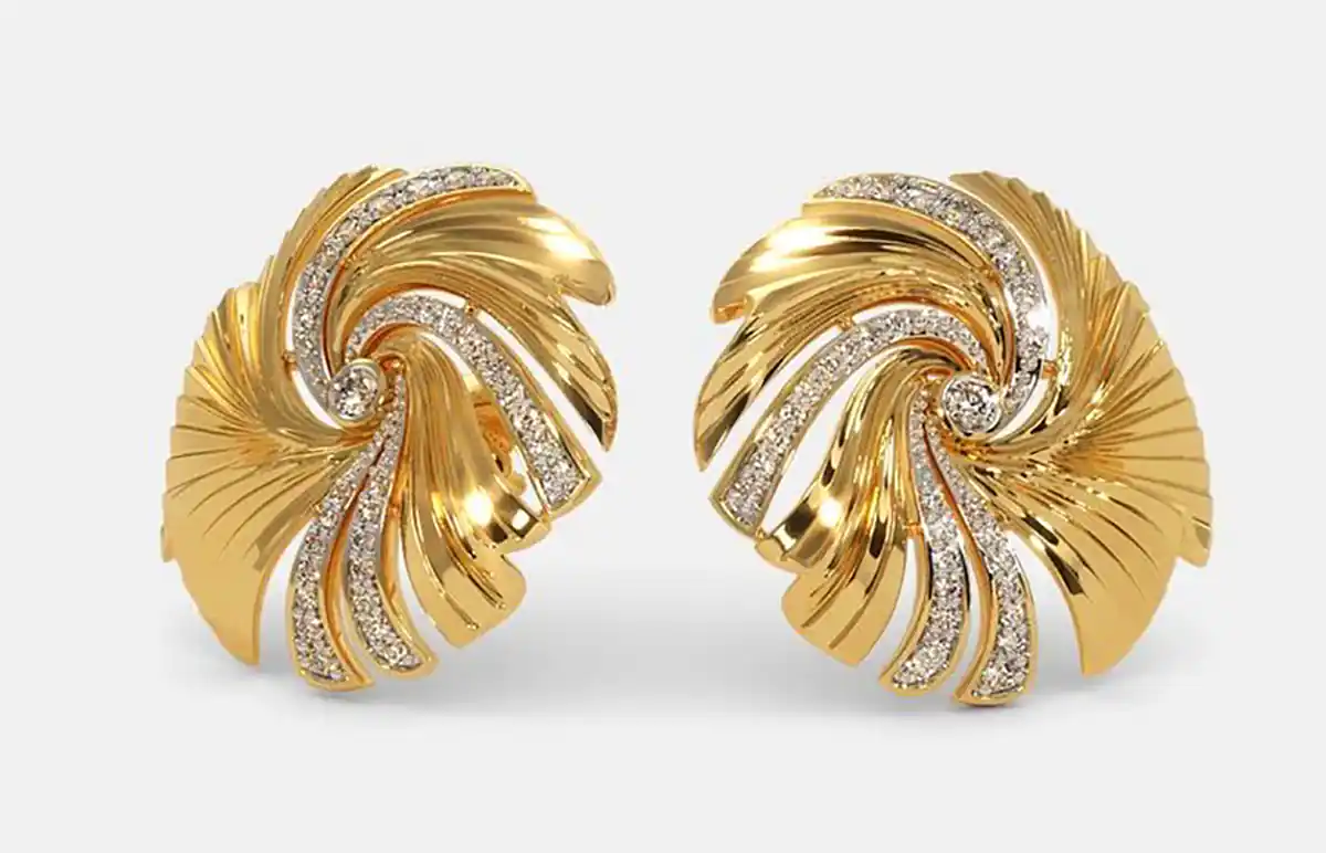 گوشواره ژوپینگ طلای لوکس