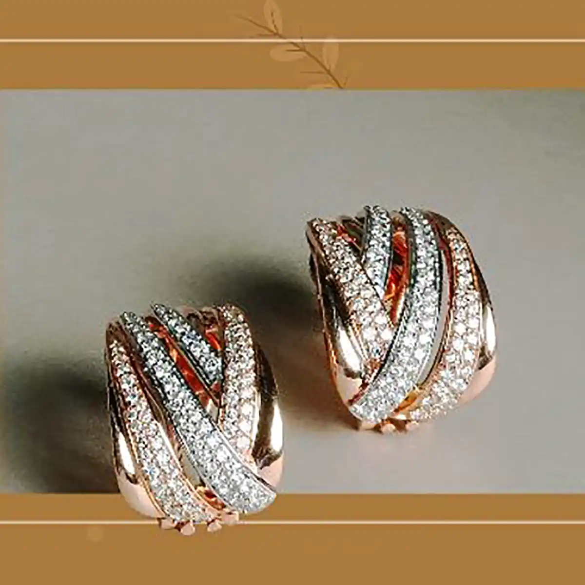 گوشواره ژوپینگ طلای لوکس