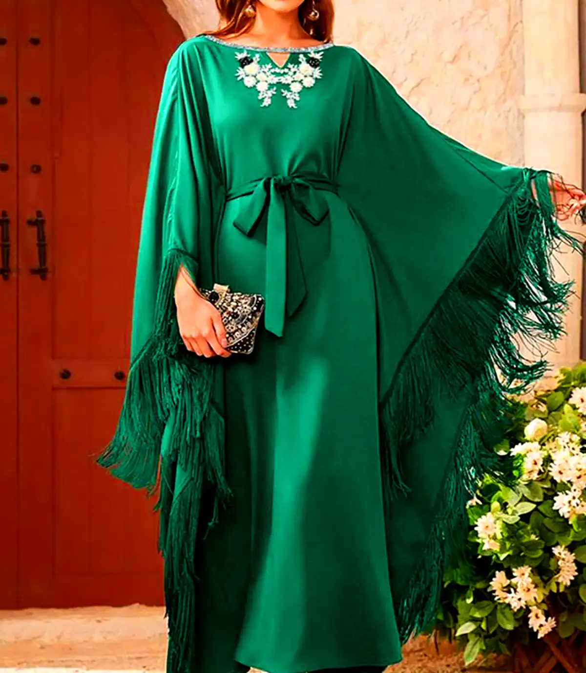 ماکسی سبز سلطنتی (جدیدترین مدل های ترند امسال ۱۴۰۴ - ۲۰۲۵) ماکسی سبز سلطنتی
