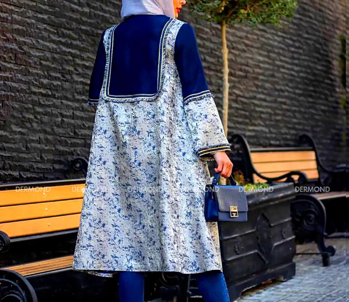 استایل سفید سرمهای شیک (جدیدترین مدل های ترند امسال ۱۴۰۴ - ۲۰۲۵) استایل سفید سرمه ای شیک