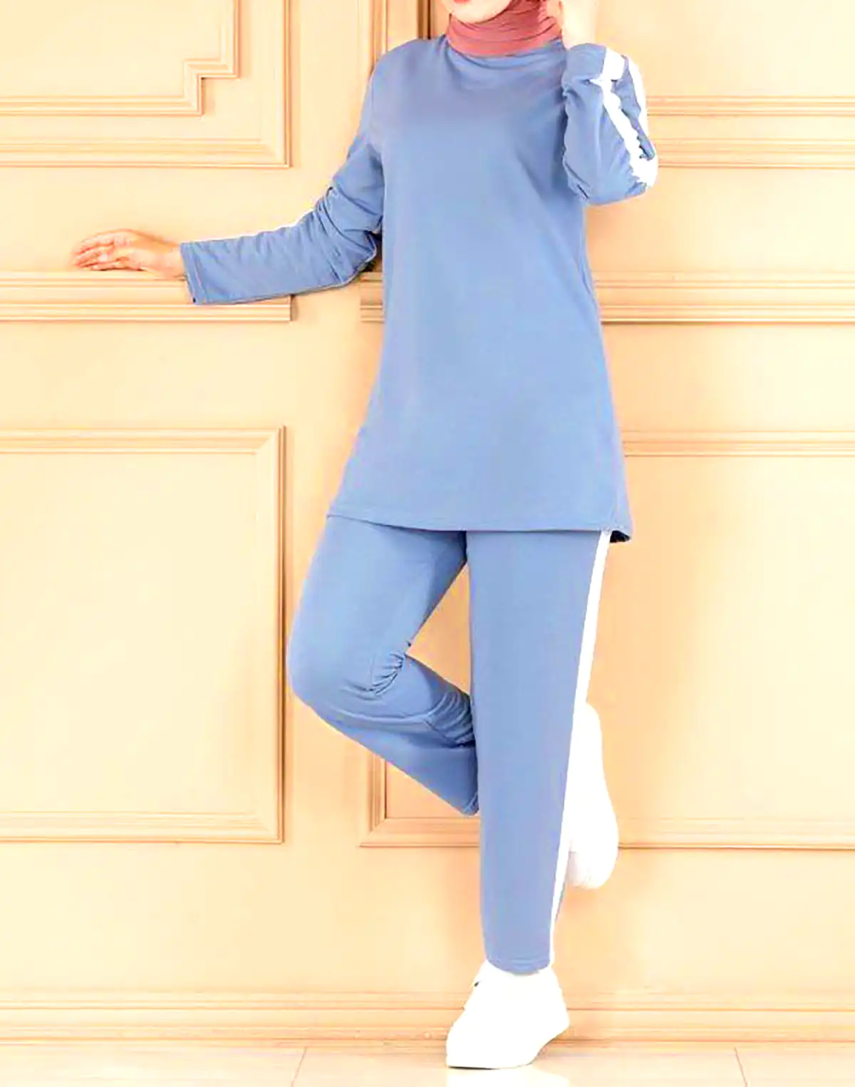 شومیز بلند و شلوار رنگی