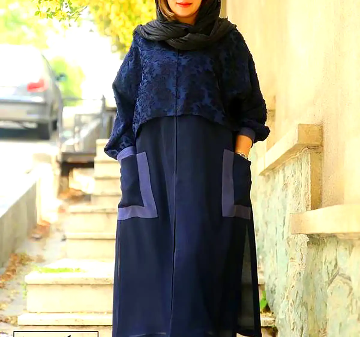 شومیز و دامن ساده نخی
