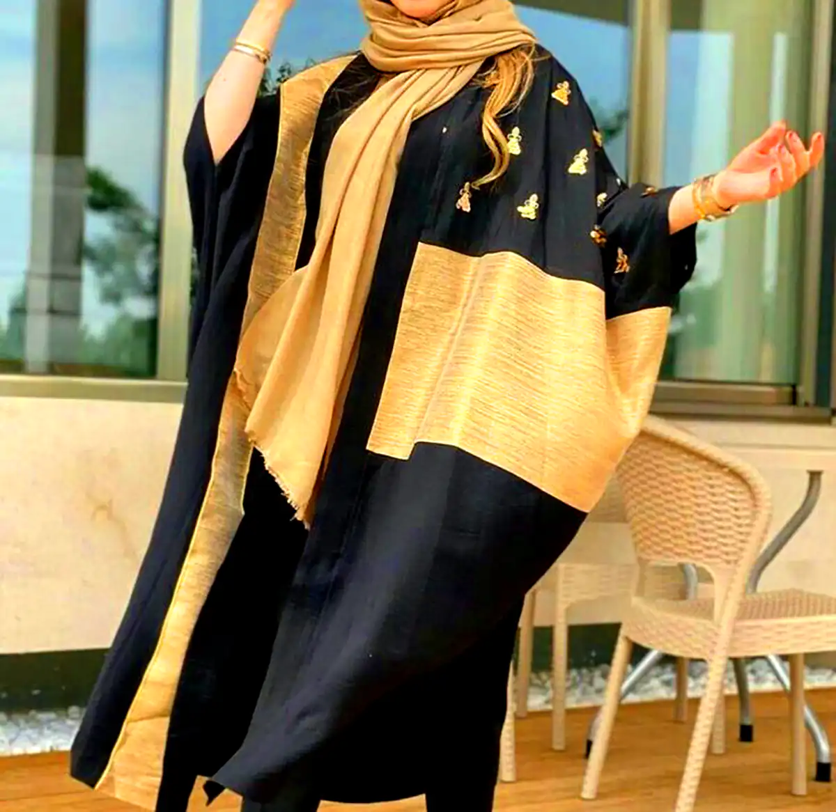 مانتو رنگی با طرح سنتی