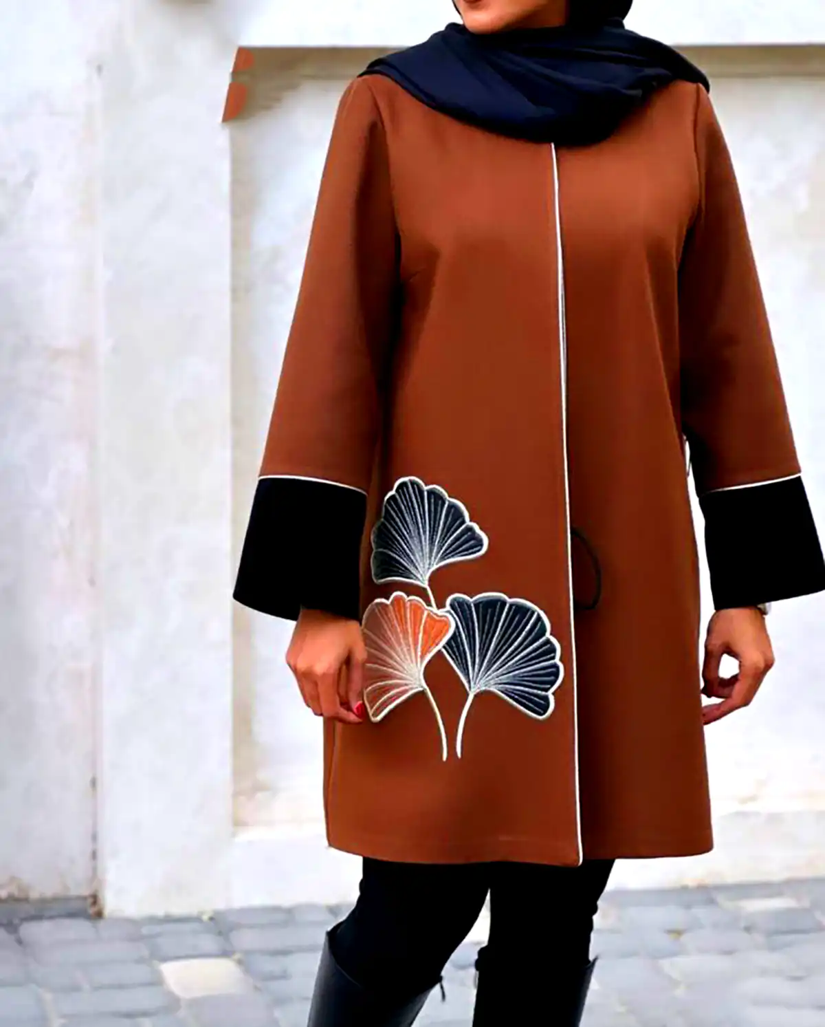 مانتو رنگی با طرح سنتی