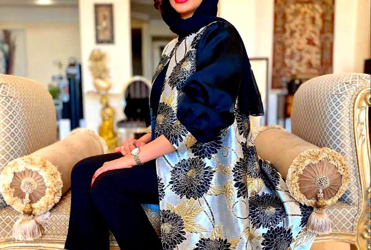 مانتو رنگی با طرح سنتی