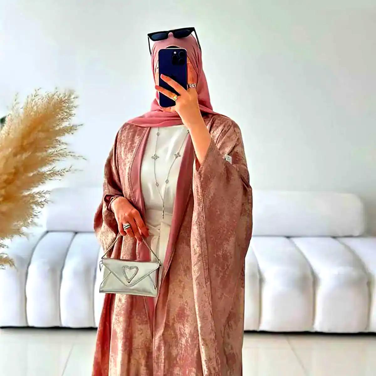 مانتو پوشیده حریر سبک 