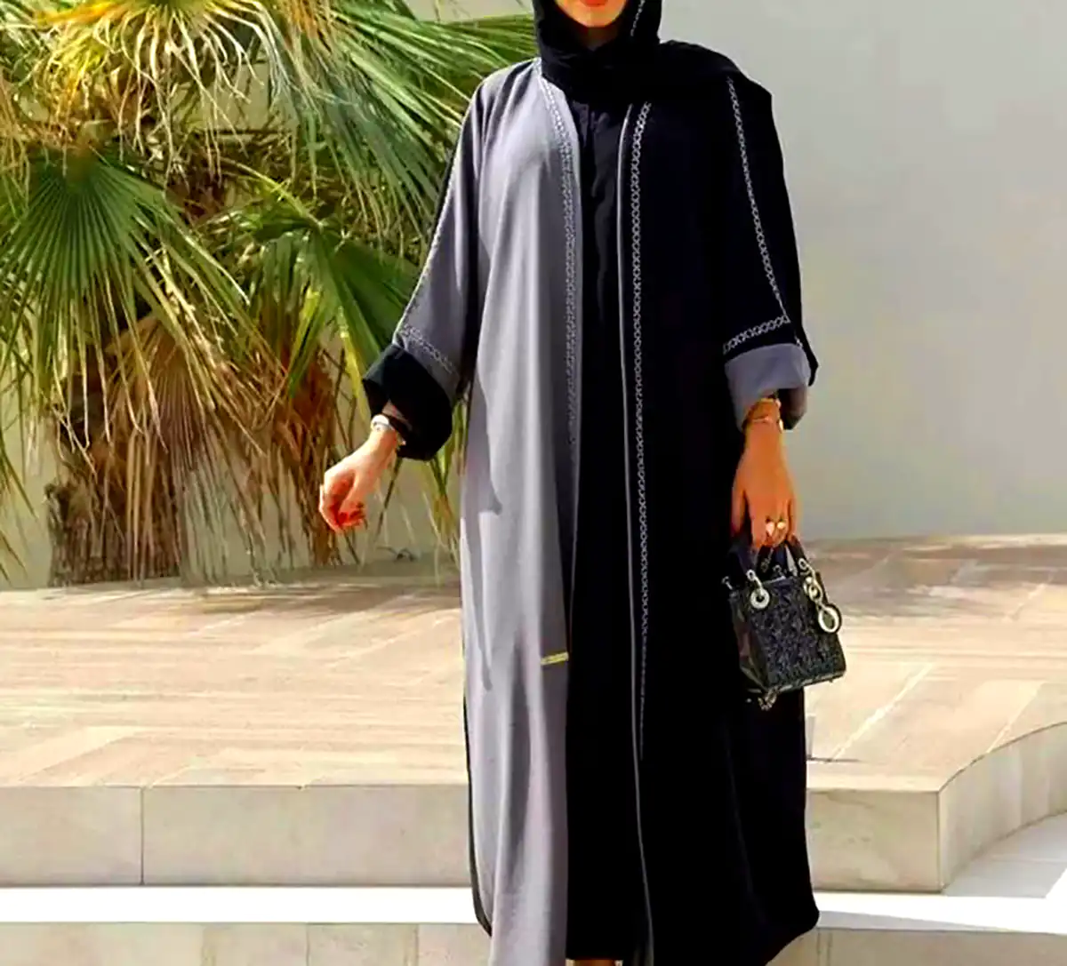 مانتو پوشیده حریر سبک 