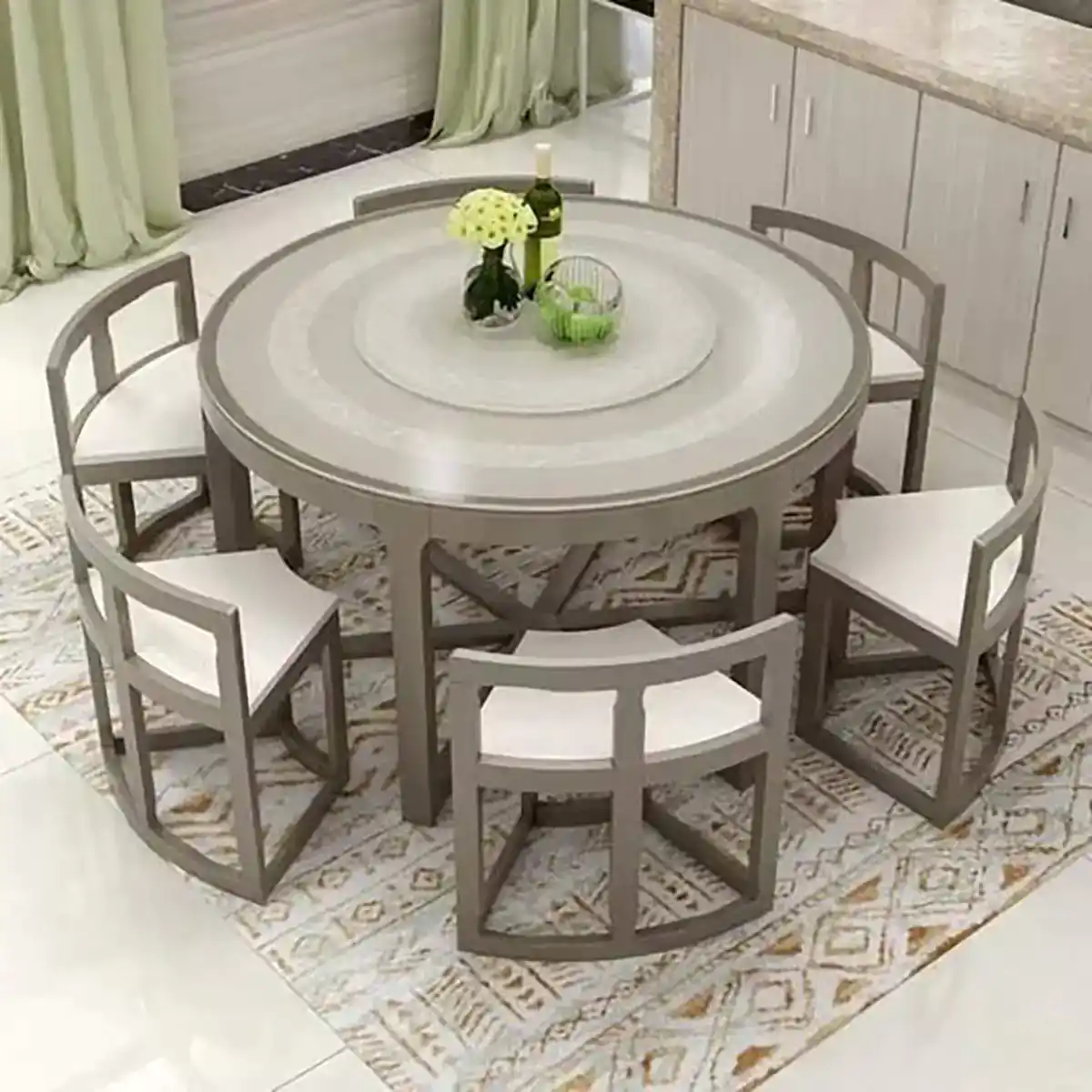 مدل میز نهارخوری کم جا و شیک