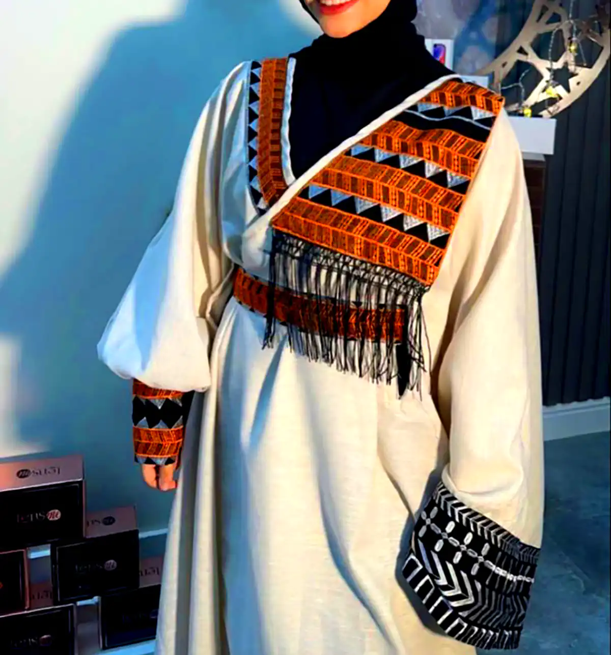مانتو عبایی پاییزه ضخیم 