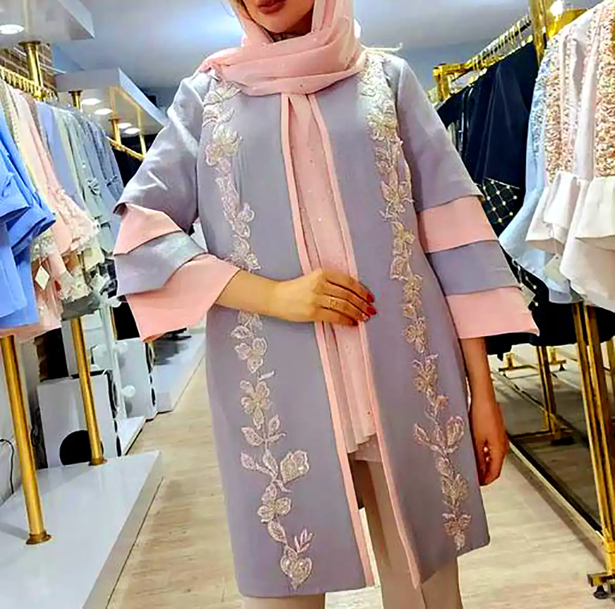 مانتو کتی مجلسی بلند