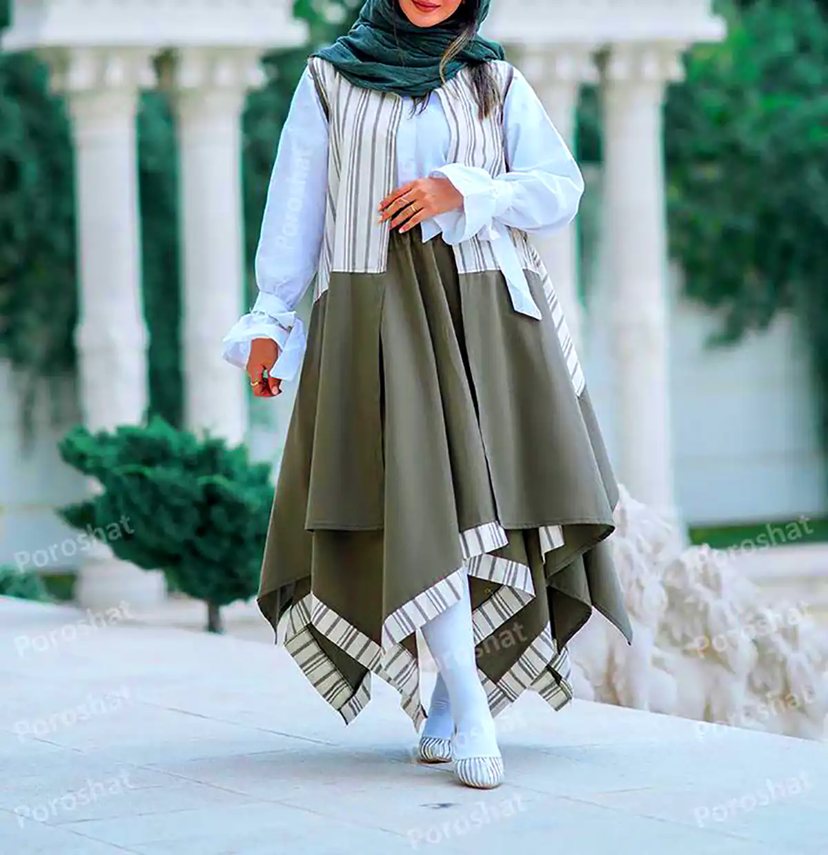 مانتو پائیزه با استایل خاص