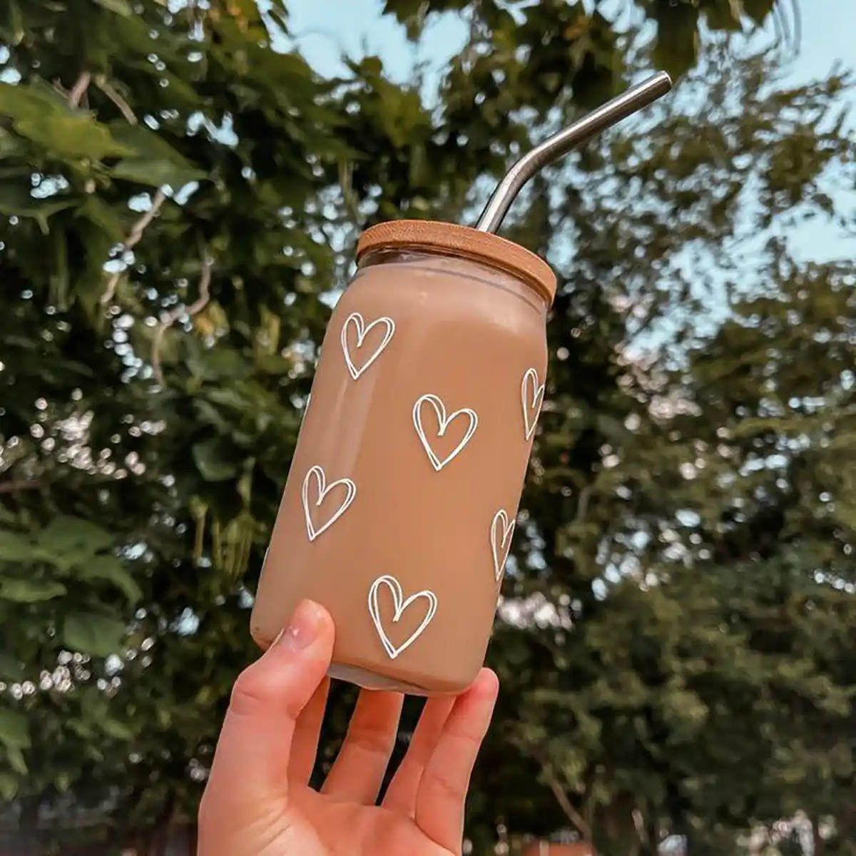 ماگ شیشه‌ای شفاف و زیبا