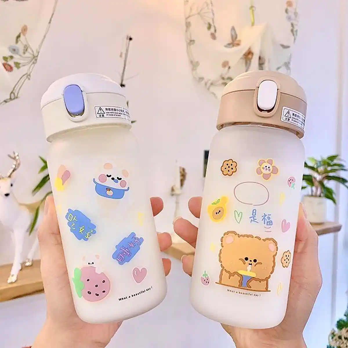 ماگ شیشه‌ای شفاف و زیبا