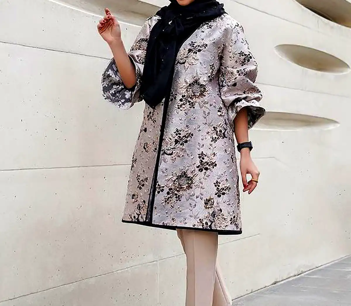 پیراهن نخی و خنک گلدار
