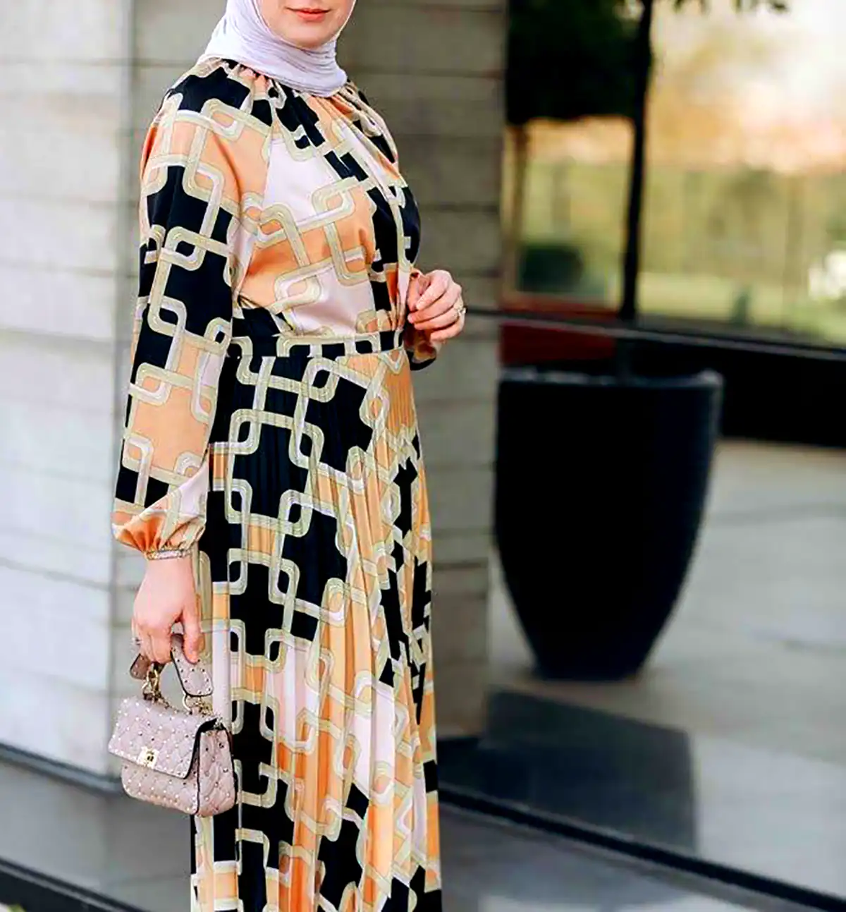 پیراهن نخی و خنک گلدار