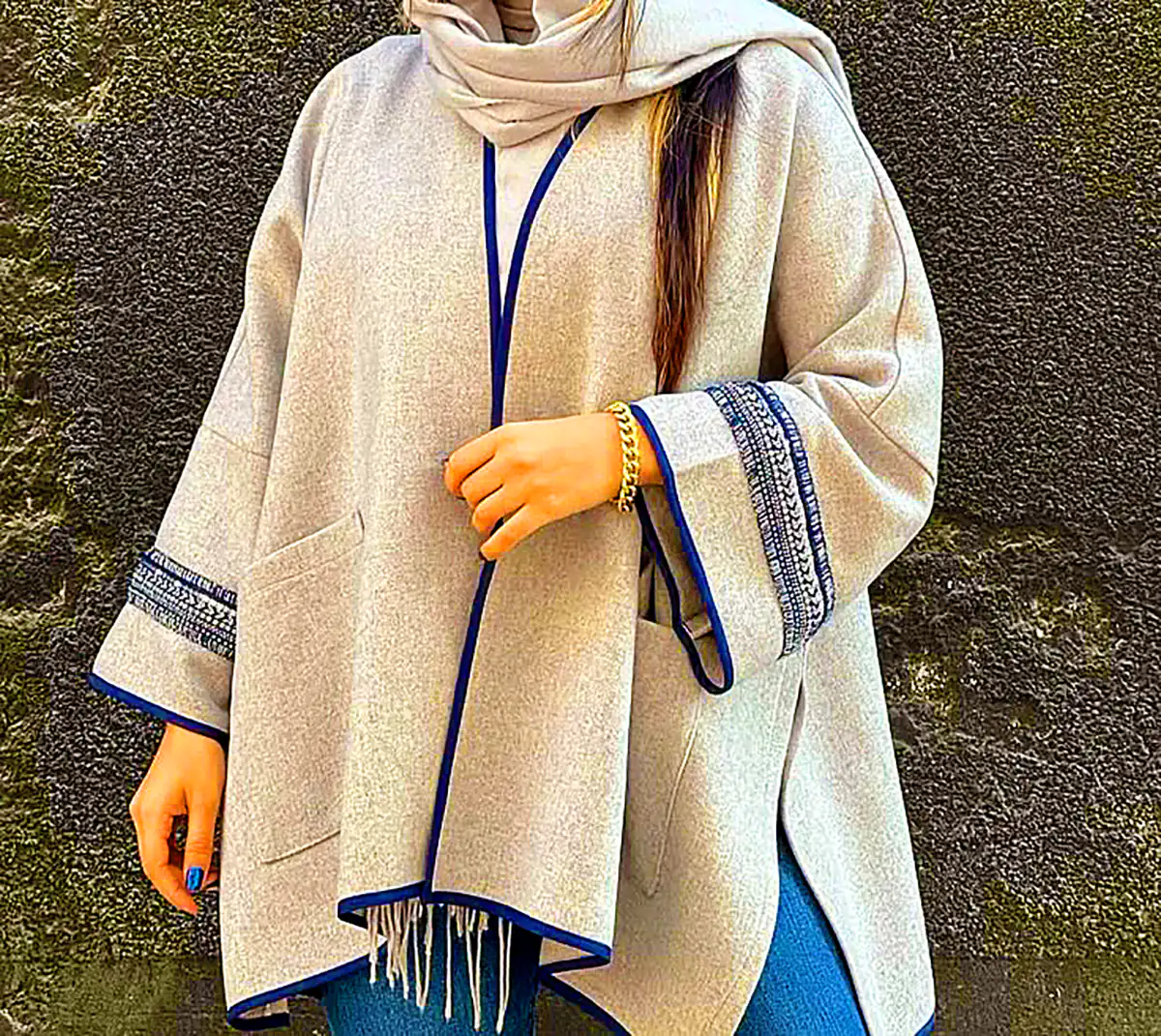 مانتو کرپ ساده روزمره