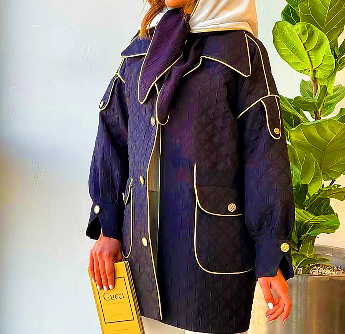 مانتو کرپ ساده روزمره