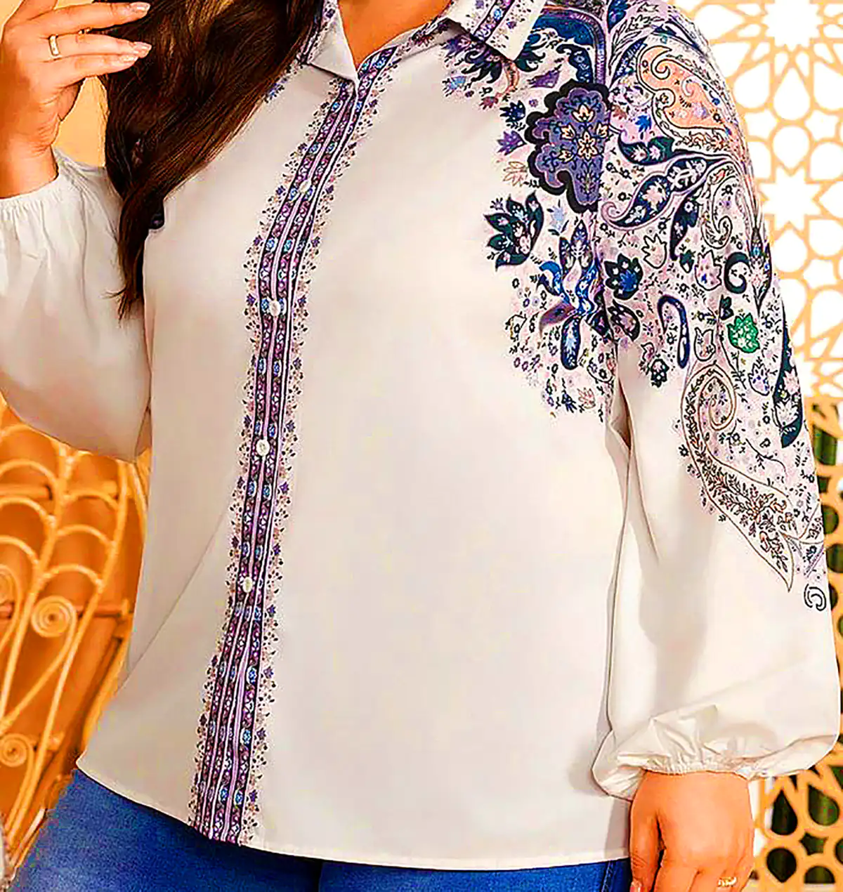 شومیز شیک گلدوزی شده