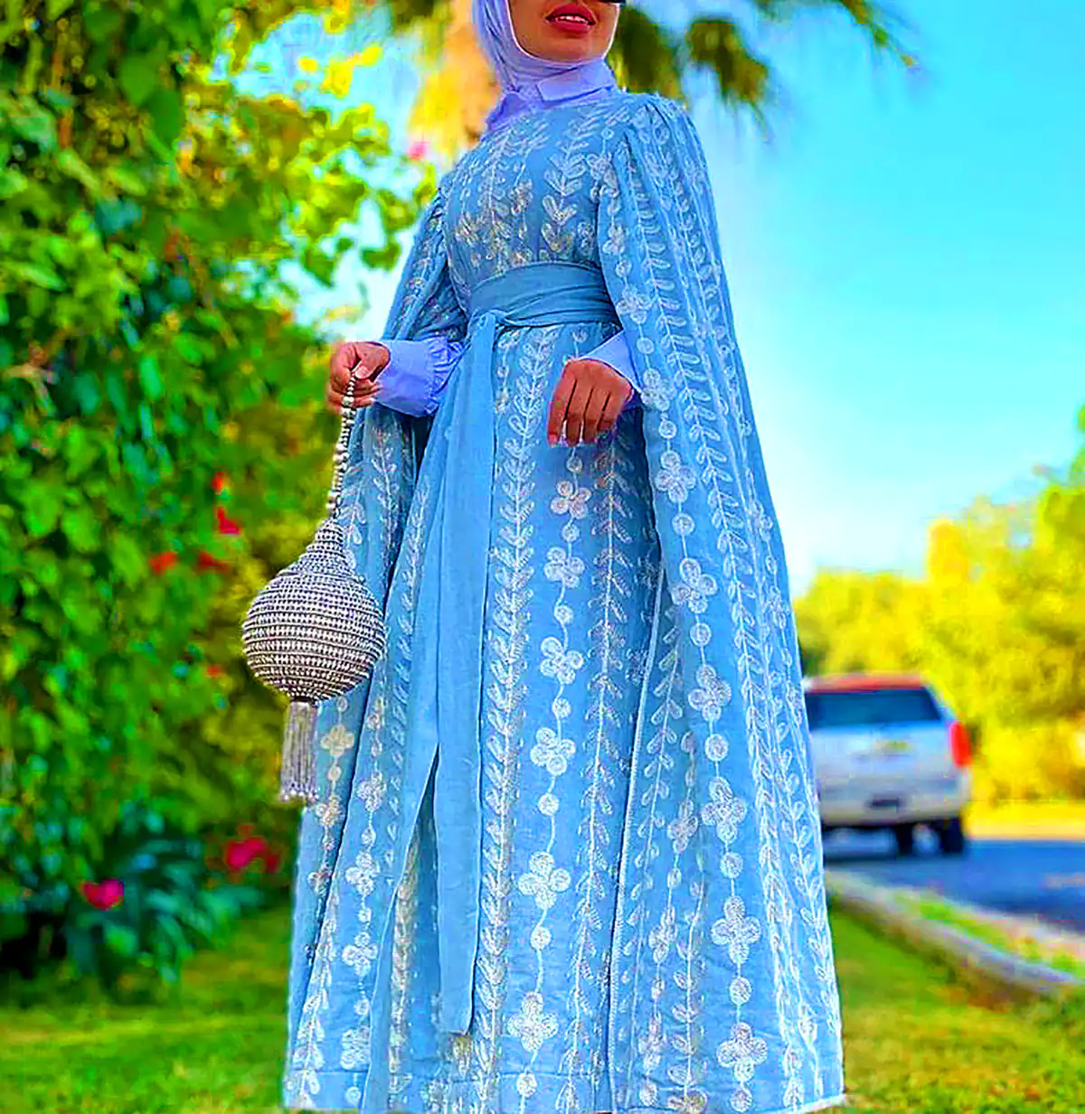 مانتو بلند نخی مدرن