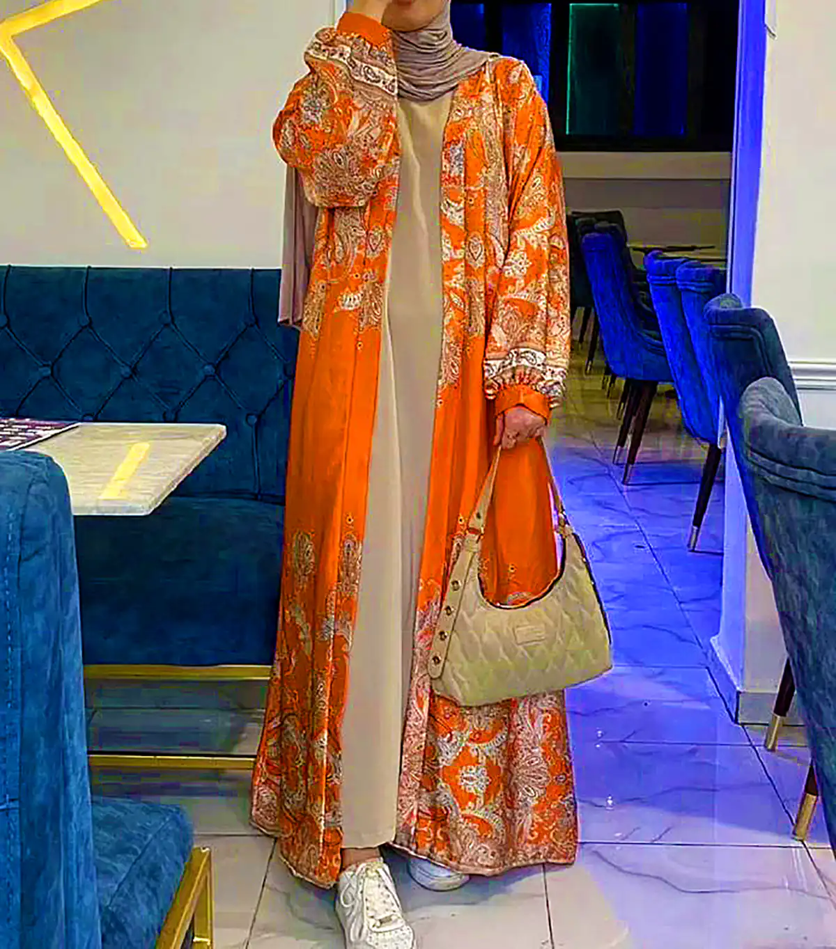 مانتو بلند زنانه شیک و رنگی