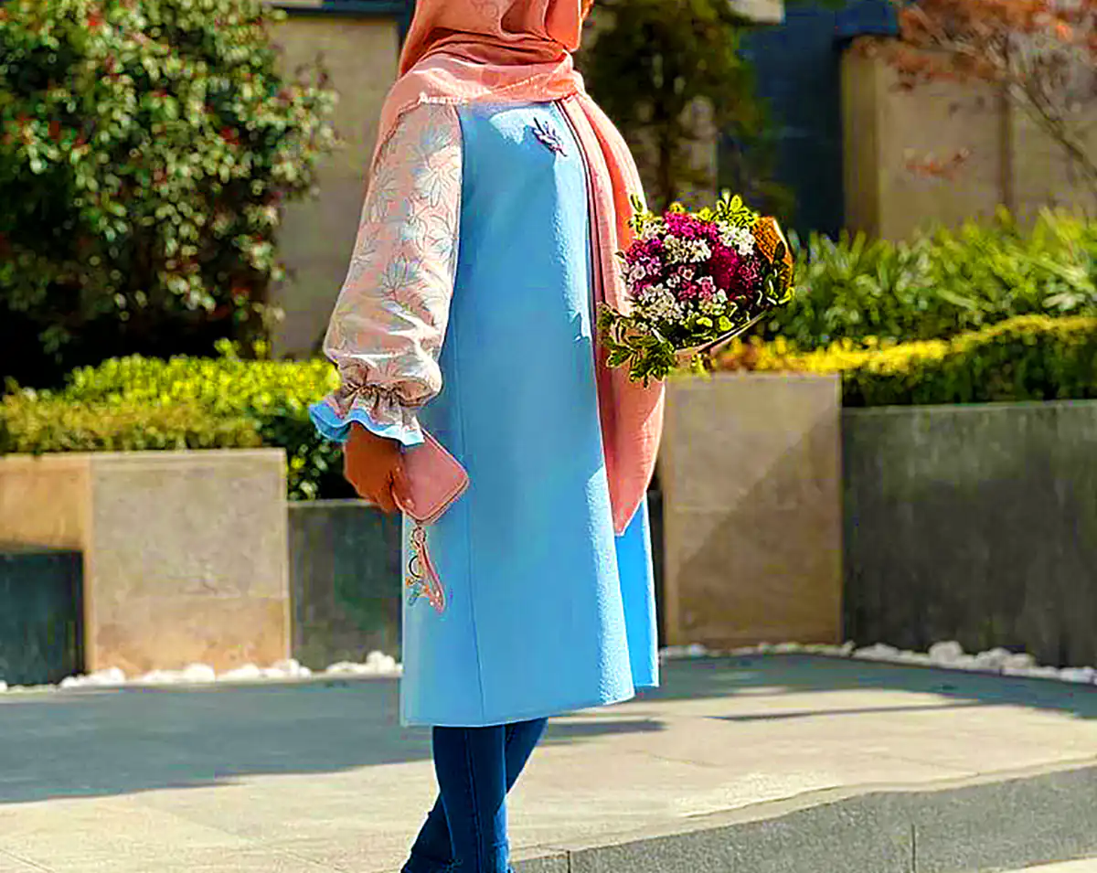 مانتو پائیزی شیک زنانه