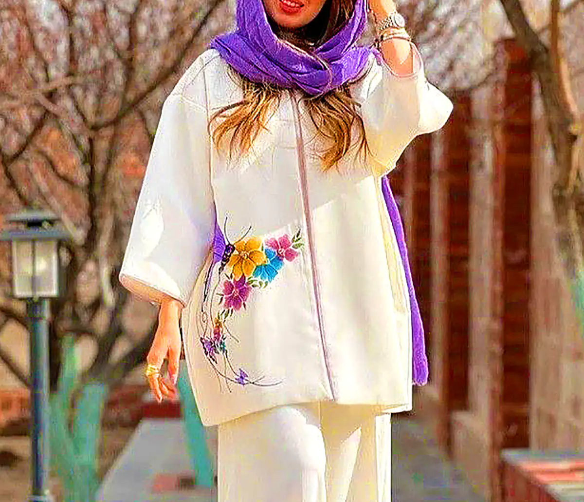 مانتو پائیزی شیک زنانه
