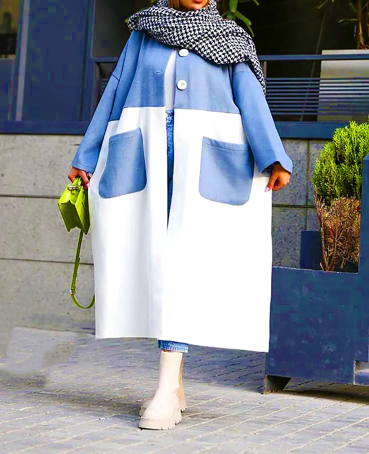 مانتو پائیزی شاد و رنگی
