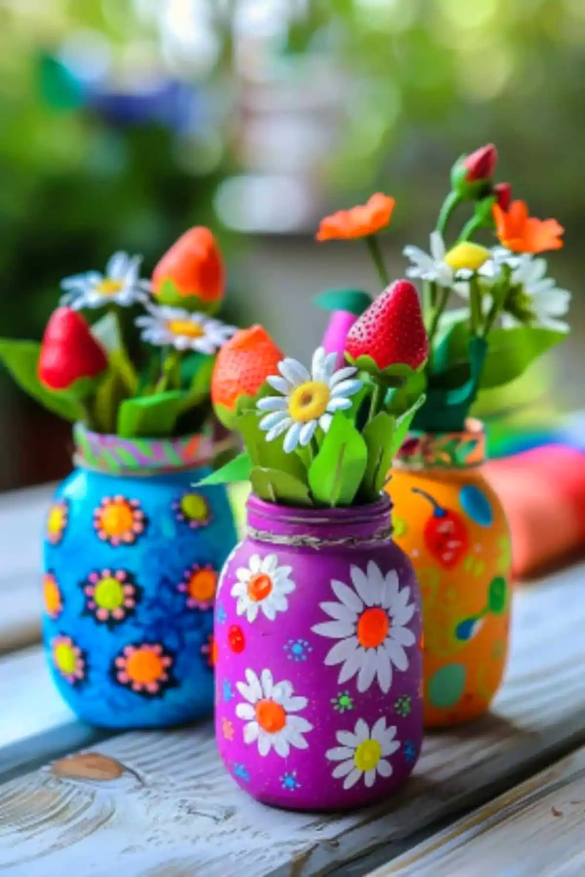 بطری شیشه ای رنگی
