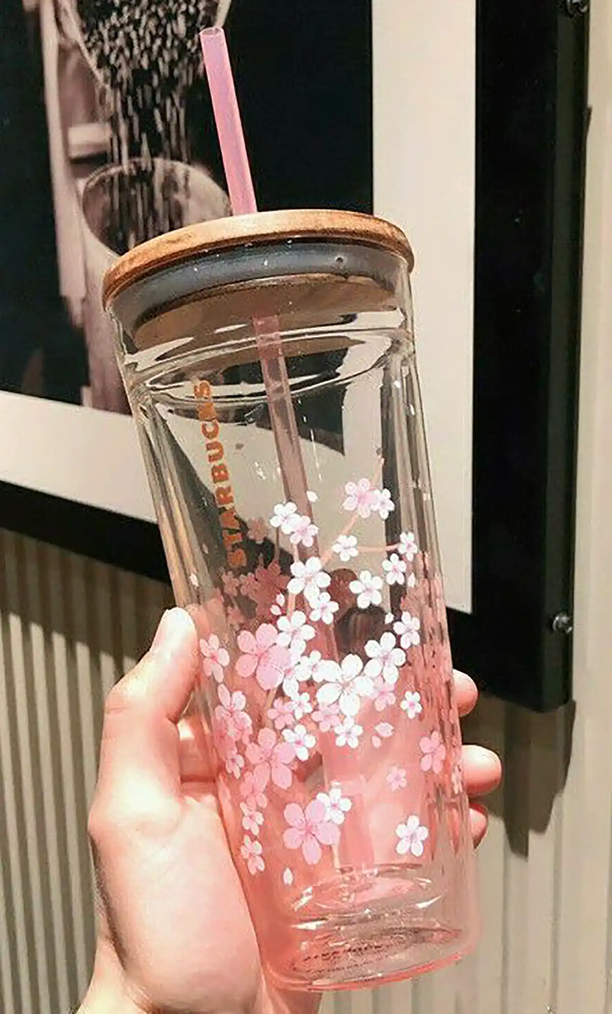 ماگ شیشه ای طرحدار پینترستی