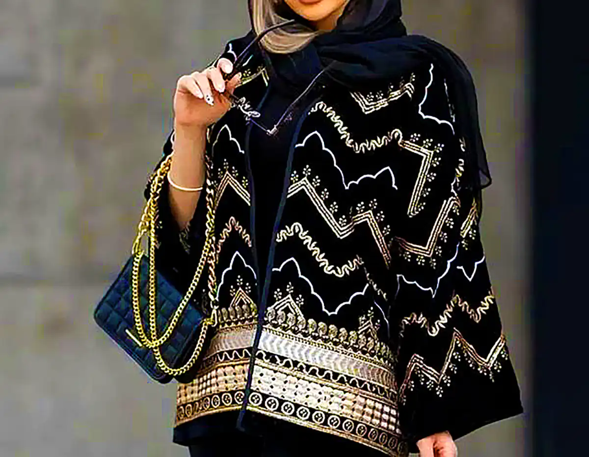 مانتو ترند زمستونی مشکی