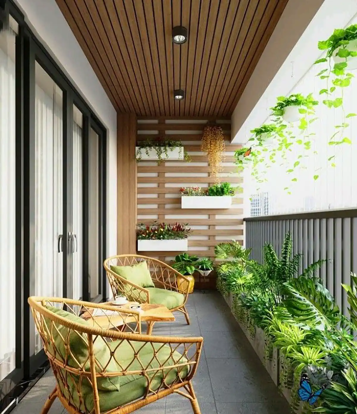 طراحی تراس مدرن