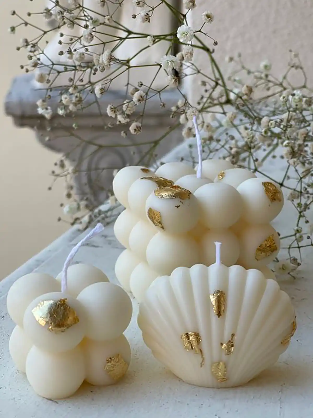 شمع رومیزی دکوری