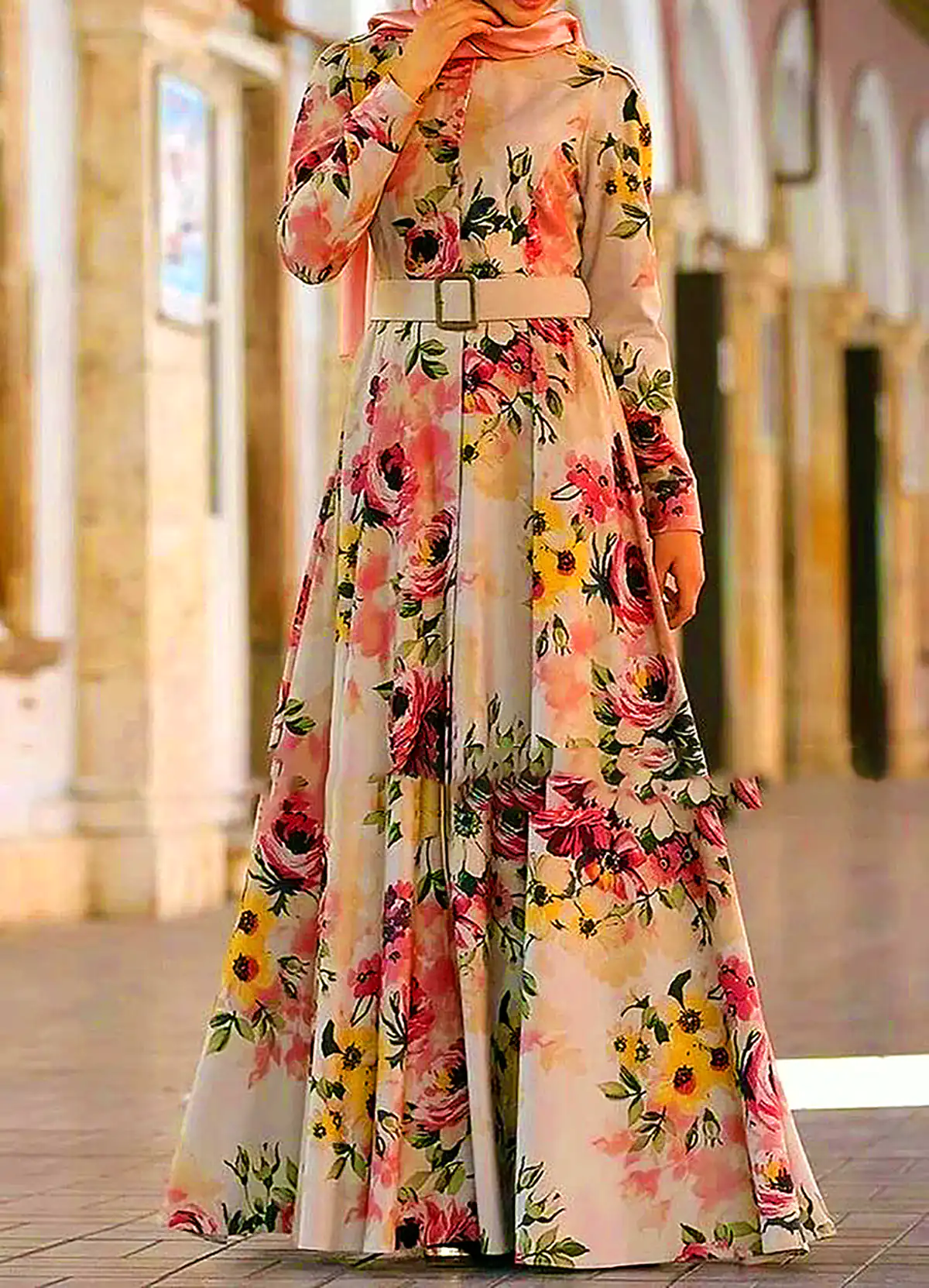 پیراهن طرحدار مدرن زنانه