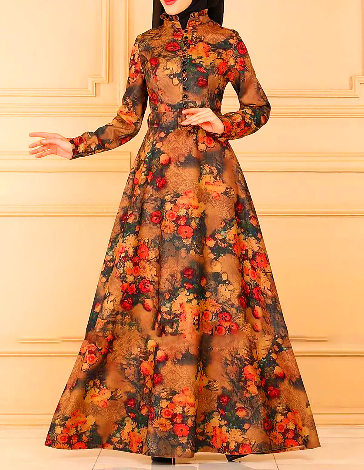 پیراهن طرحدار مدرن زنانه