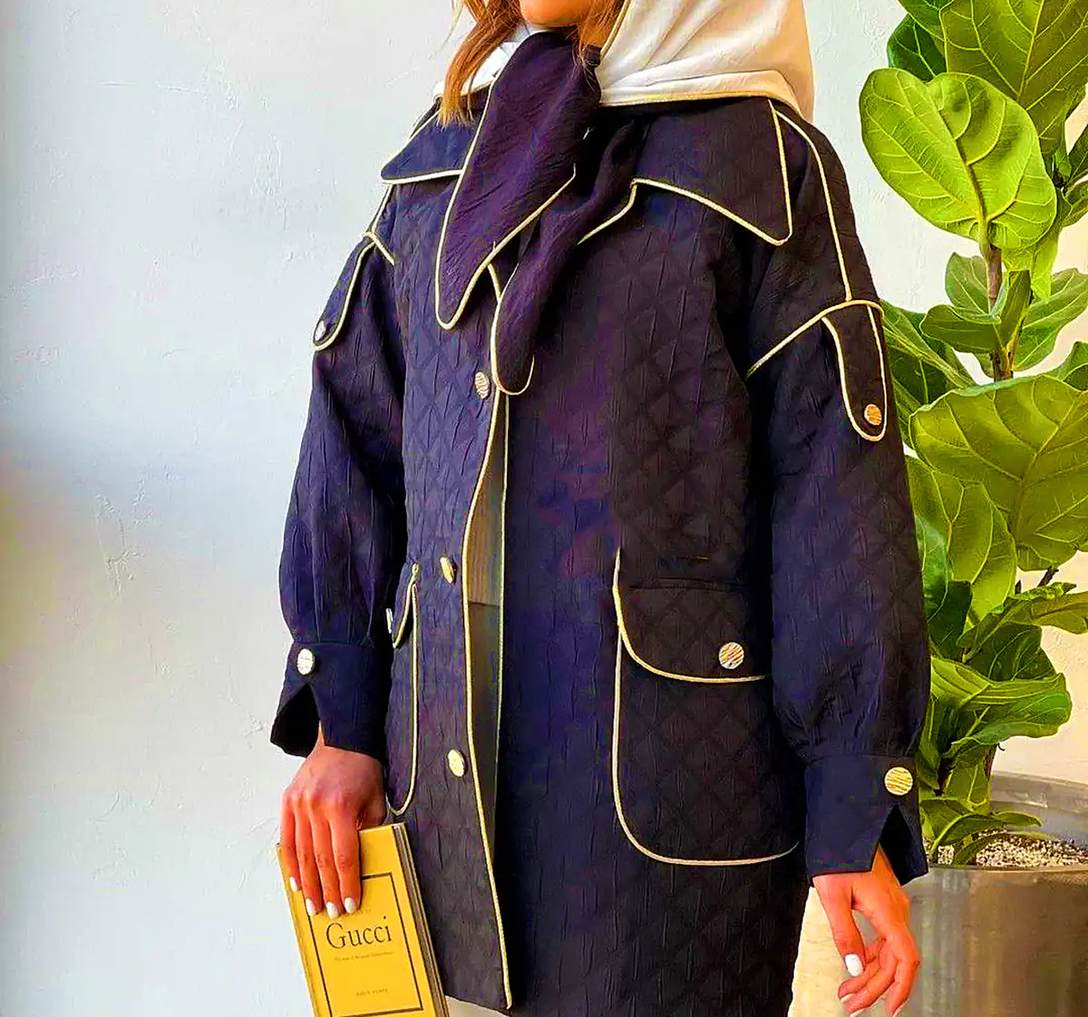 مانتو کتی مشکی کژوال