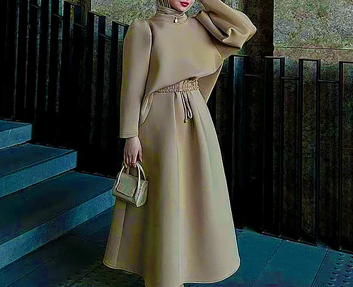 شومیز دامن ساده روزمره 