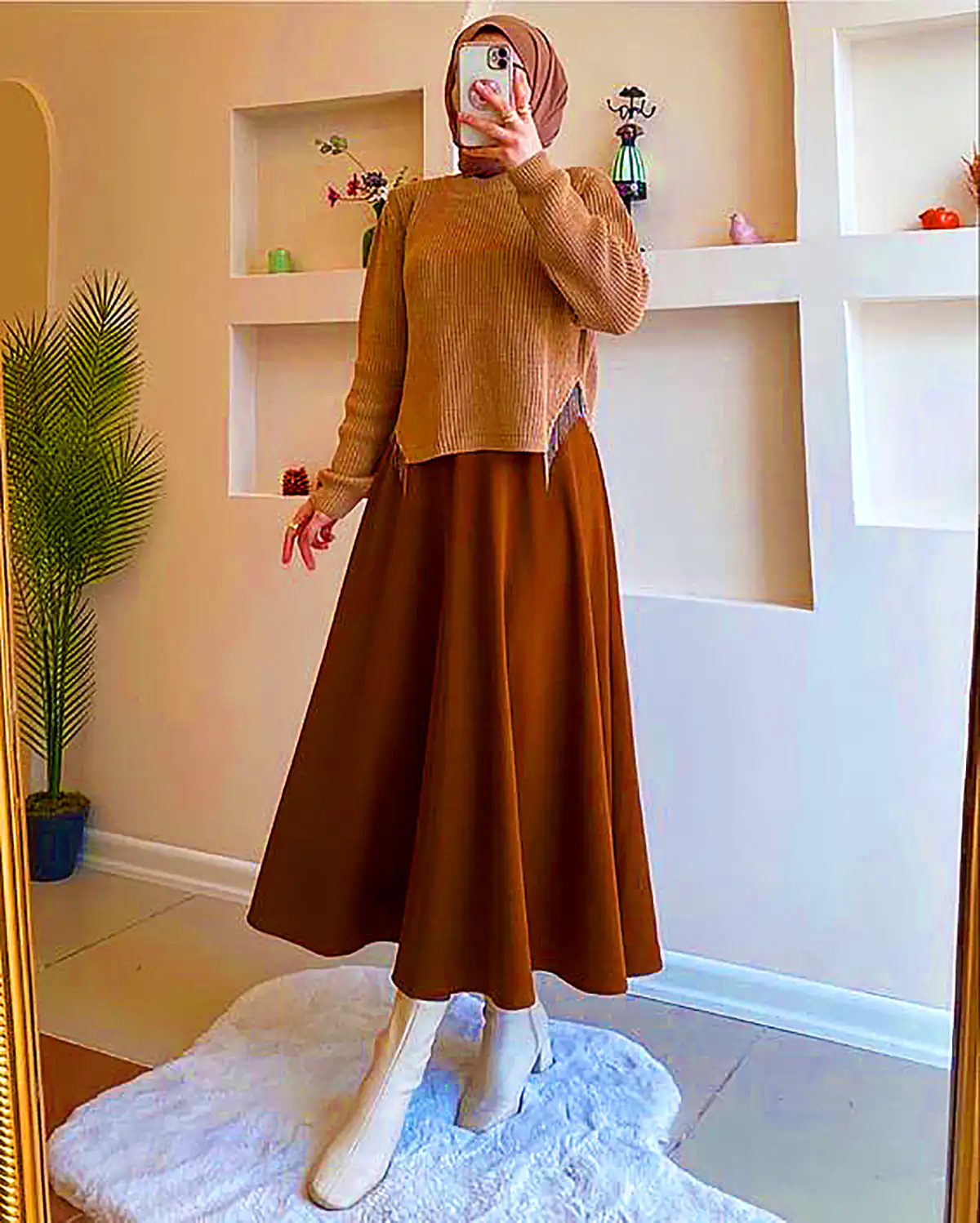 شومیز دامن ساده روزمره 